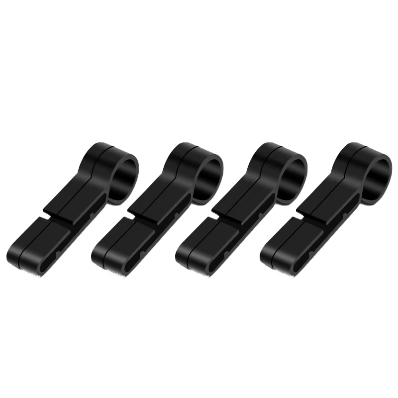 Clips de lampe frontale pour casque rigide, Clips de casque en plastique, pince de support de lampe 