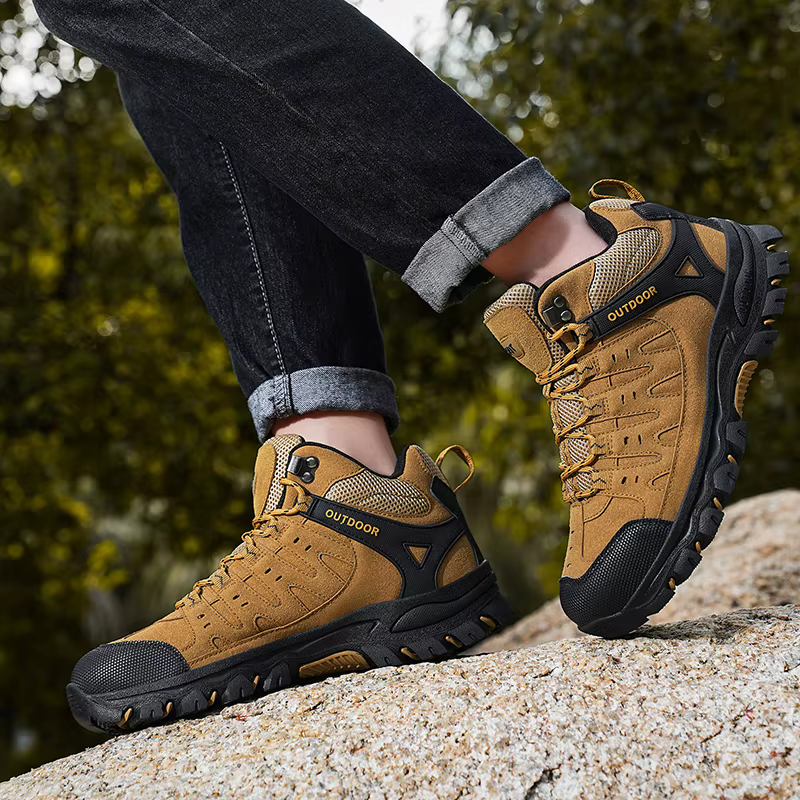 Nouvelles chaussures de randonnée confortables pour hommes, respirantes, antidérapantes, amortissant