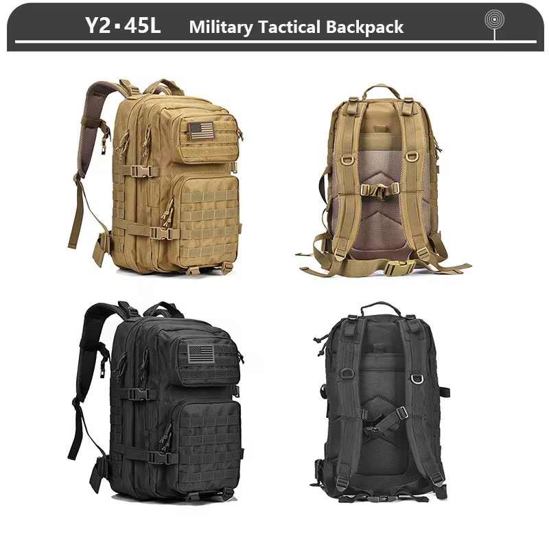 Tactique Sac À Dos 3 Jours Pack D'assaut Molle 38/45L Grand En Plein Air Étanche Randonnée Camping V