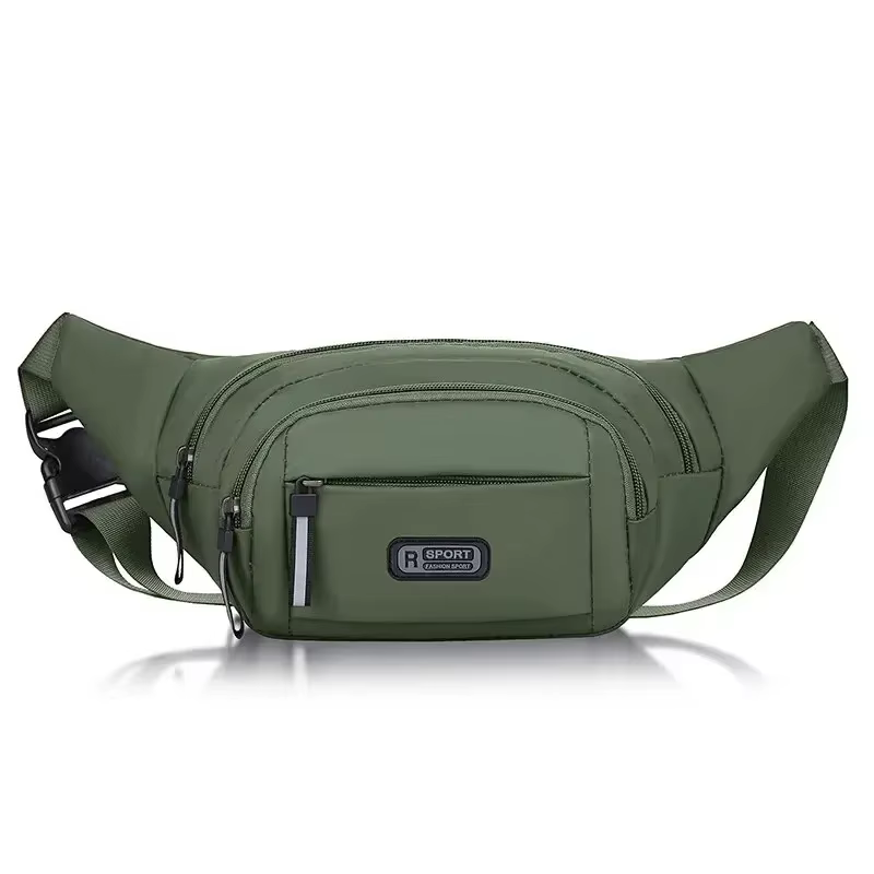 Hommes toile Fanny taille Packs unisexe ajustement taille sac Mobile Sports en plein air course Anti