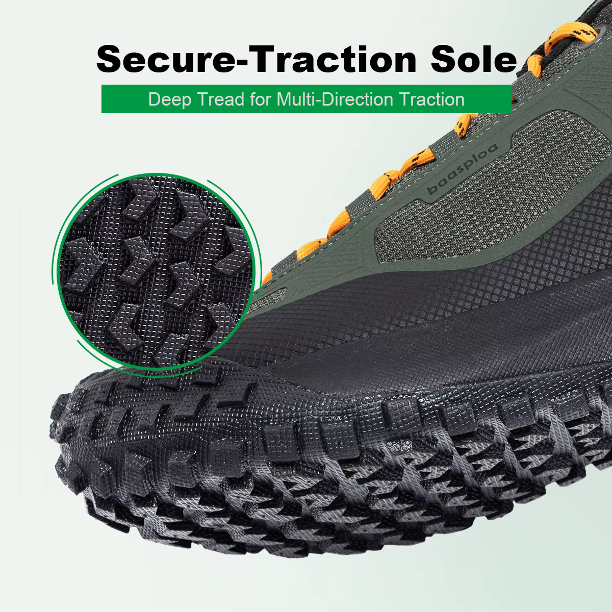 Baasploa – chaussures de randonnée pour hommes, de haute qualité, confortables, souples, imperméable