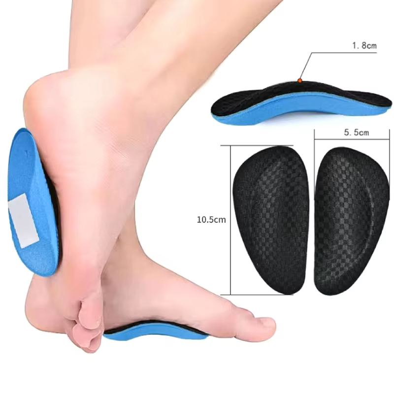 EVA pieds plats soutien de la voûte plantaire semelles orthopédiques coussinets pour chaussures homm
