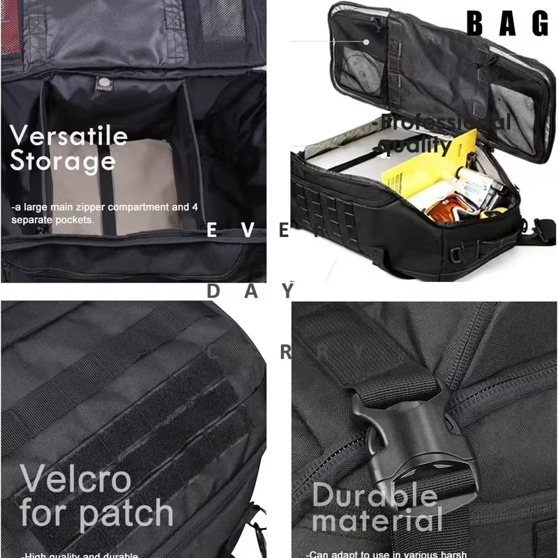 30L 45L 80L sac polochon de voyage sac à dos tactique militaire avec sangle réglable sac de week-end