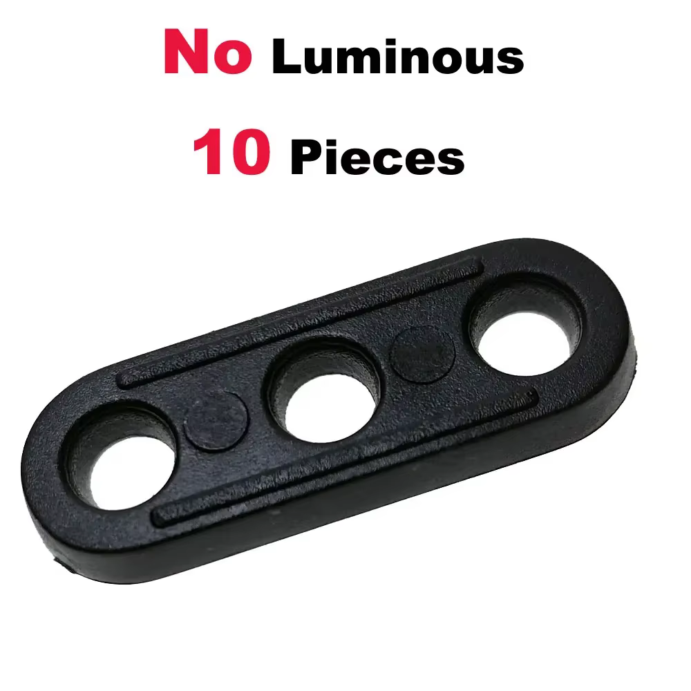 10-70 pièces lumineux tente Guyline coureurs curseurs Camping auvent Guy ligne tendeurs de corde