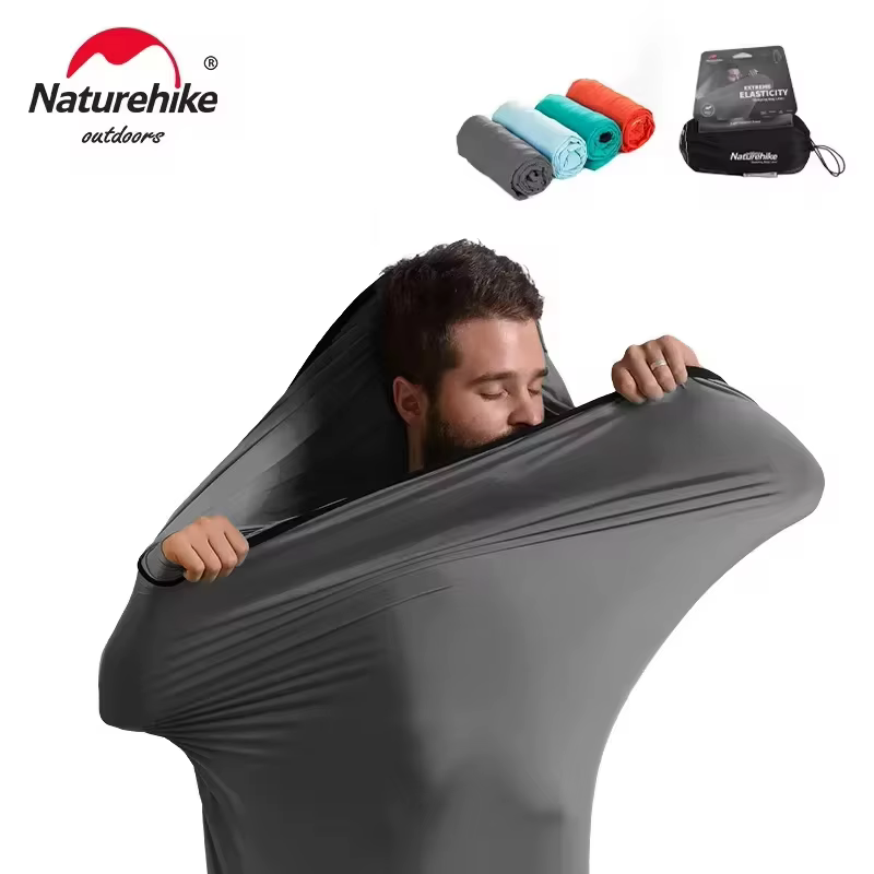 NATUREIFA-Sac de Couchage à Haute artificiel asticité, Revêtement Ultraléger, Portable, Drap de Voya