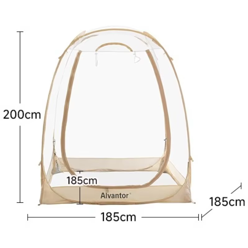 Tentes à dôme visibles panoramiques transparentes, portables, pour fêtes, pique-nique, Camping autom