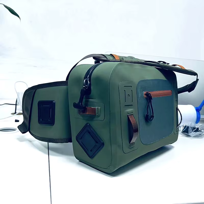Sac sec étanche polyvalent pour pêche à la mouche, sac de hanche d'attente, sac de rangement de maté