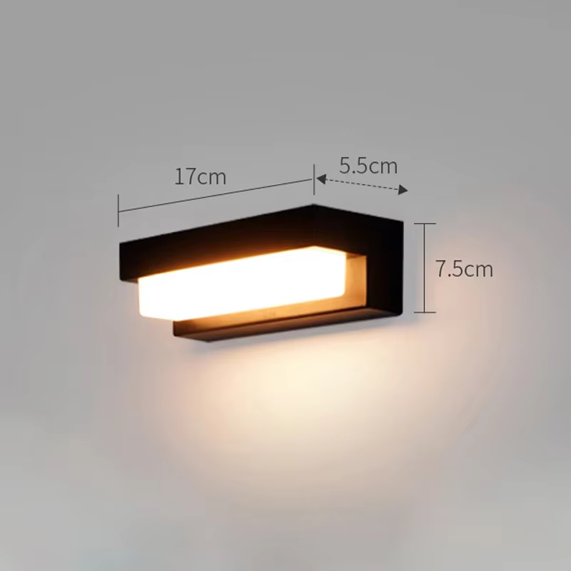 Lampe murale solaire à détecteur de mouvement, lampe LED étanche pour escaliers, portail, jardin, en