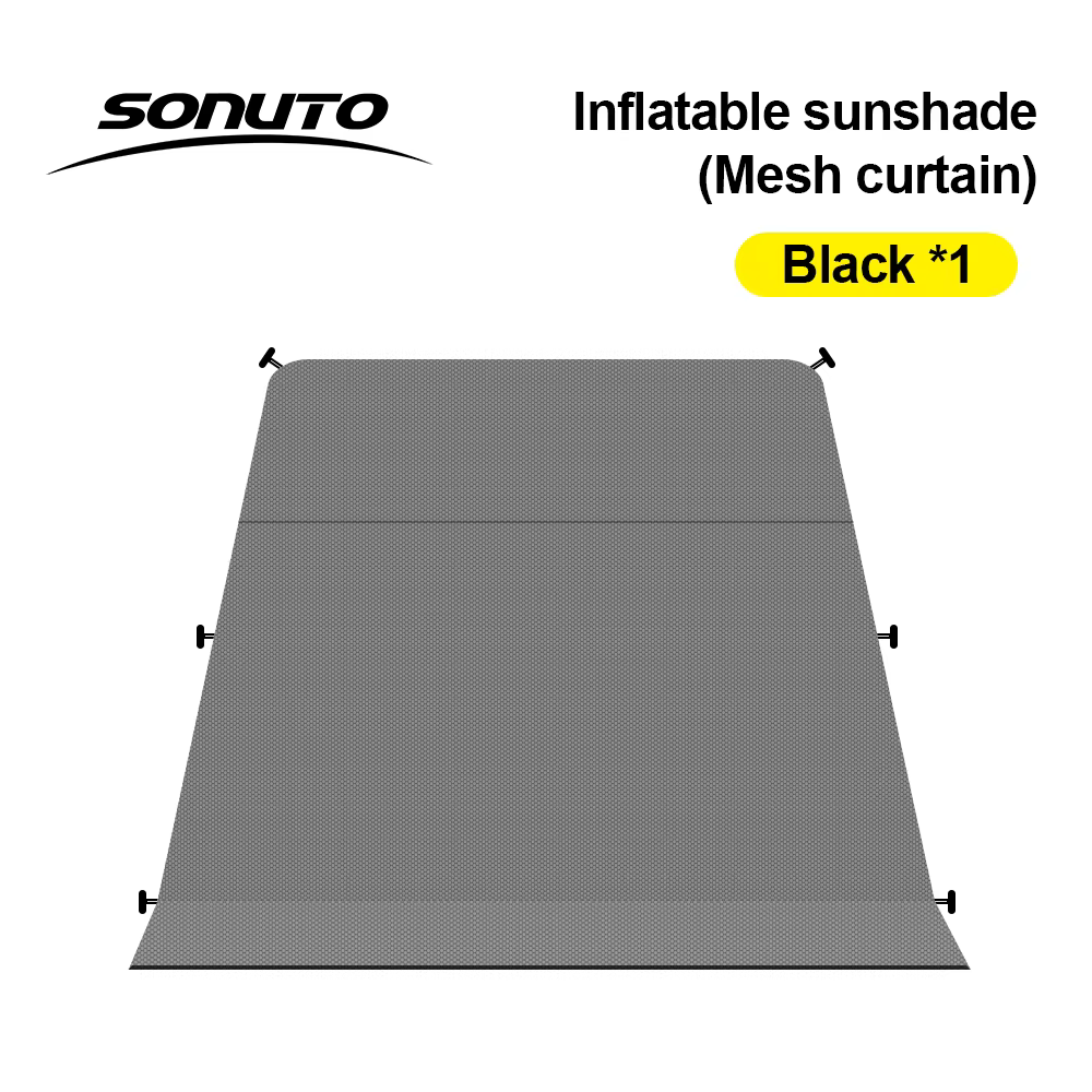 Tente gonflable de luxe Sonuto 3x3m pour glamping, tente esthétique Air Villa, grand salon extérieur