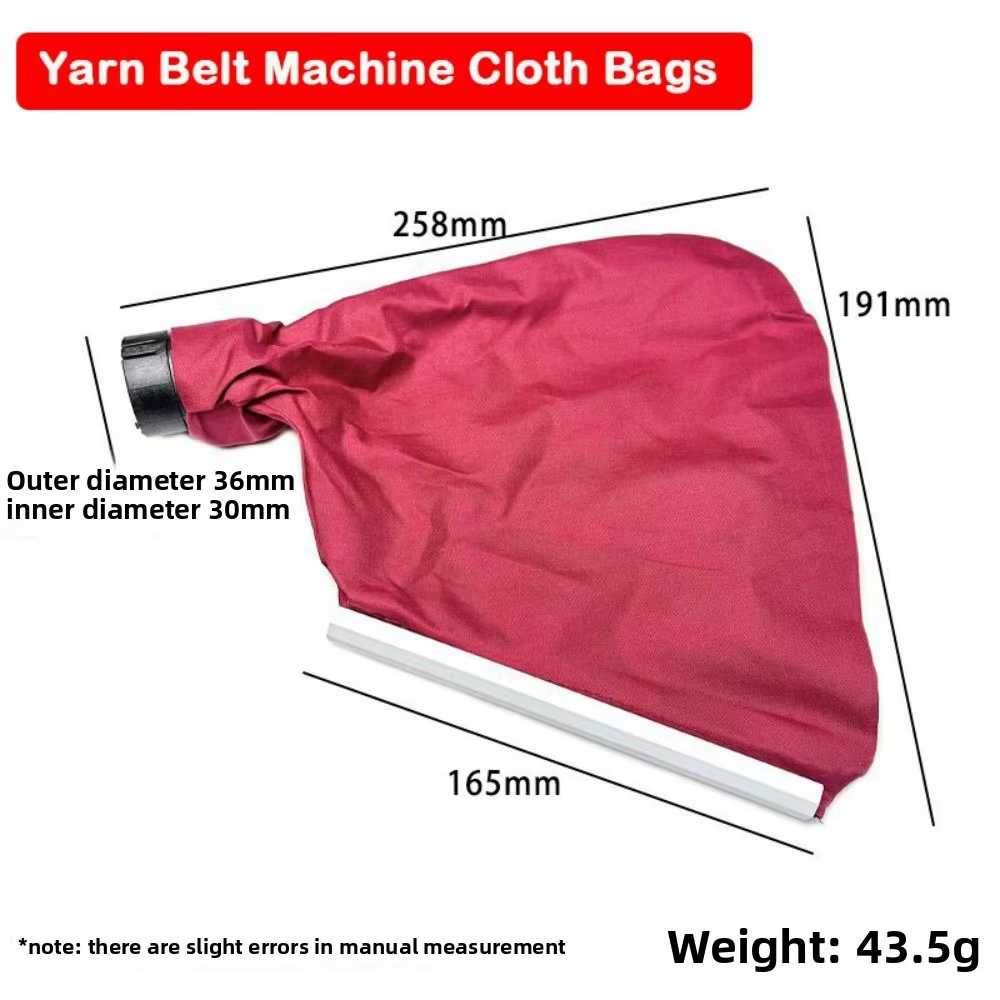 Sac à poussière pour ponceuse réglable, sac de ponceuse en tissu de remplacement, sac collecteur de 