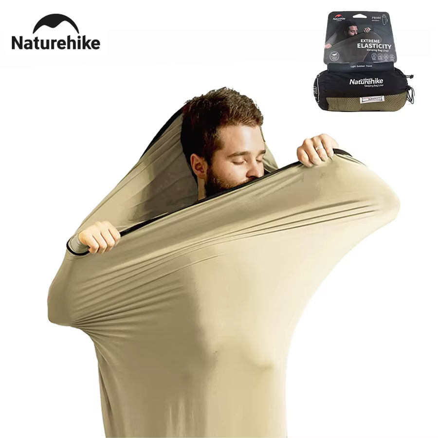 Natureifa-Sac de Couchage Ultraléger avec Doublure, Haute artificiel asticité, MUNIQuilt, Hiver, Por