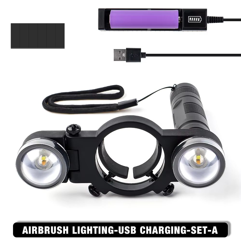 Lampe de pistolet de pulvérisation de qualité industrielle, chargement USB, outil d'éclairage domest