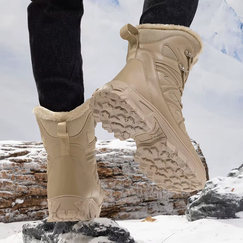 Hommes hiver hommes bottes de neige Super chaud hommes bottes de randonnée de haute qualité imperméa