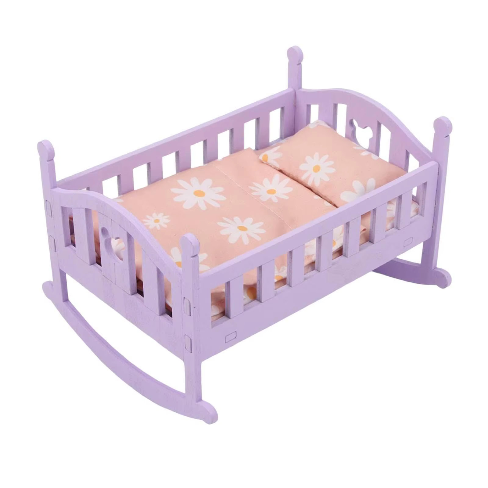 Ensemble de meubles de lit pour bébé avec parure de lit, accessoire de décoration, beurre 1/12
