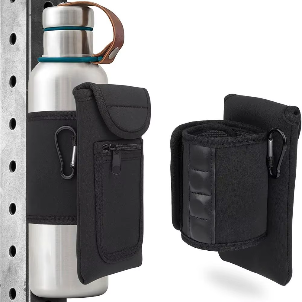 Support magnétique de sac de bouteille d'eau de gymnastique, aimant intégré pour une fixation facile