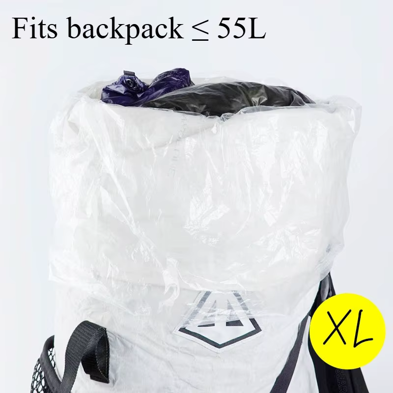 Sac à dos doublé d'emballage ultraléger 14g, sac sec intérieur en Polycro, rangement étanche pour ra