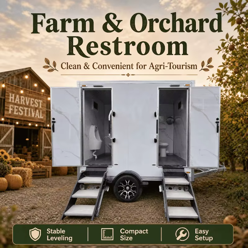Système de toilettes portables Eco-Reserve à compostage sans échappement d'eaux usées pour parcs nat