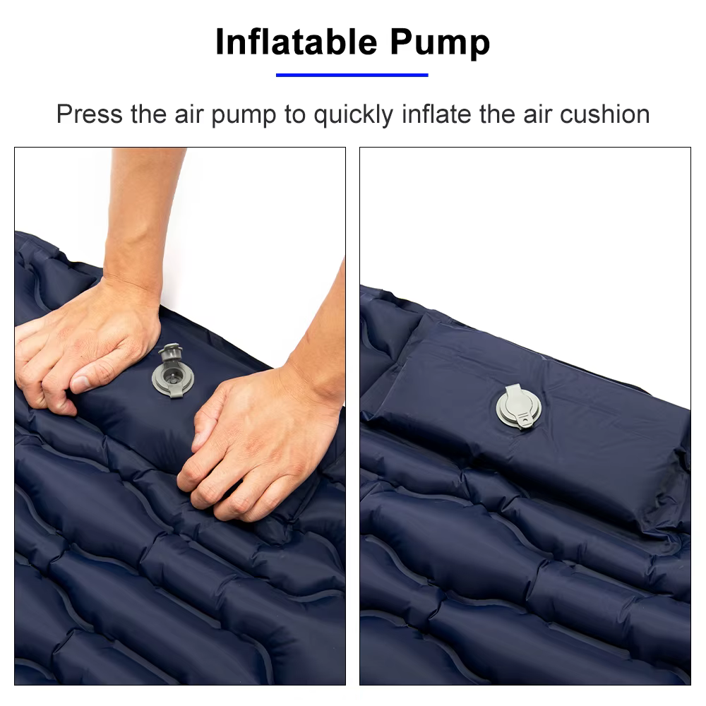 ESEA-Matelas Gonflable Ultraléger de Type Presse, Coussin de Couchage d'Extérieur, de Plage, de Piqu