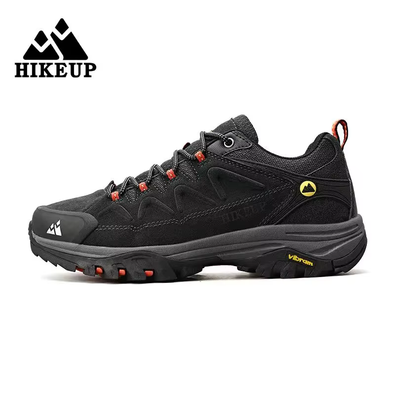 HIKEUP-Chaussures de Randonnée en Cuir pour Homme, Baskets de Trekking Touristique, d'Escalade, de J