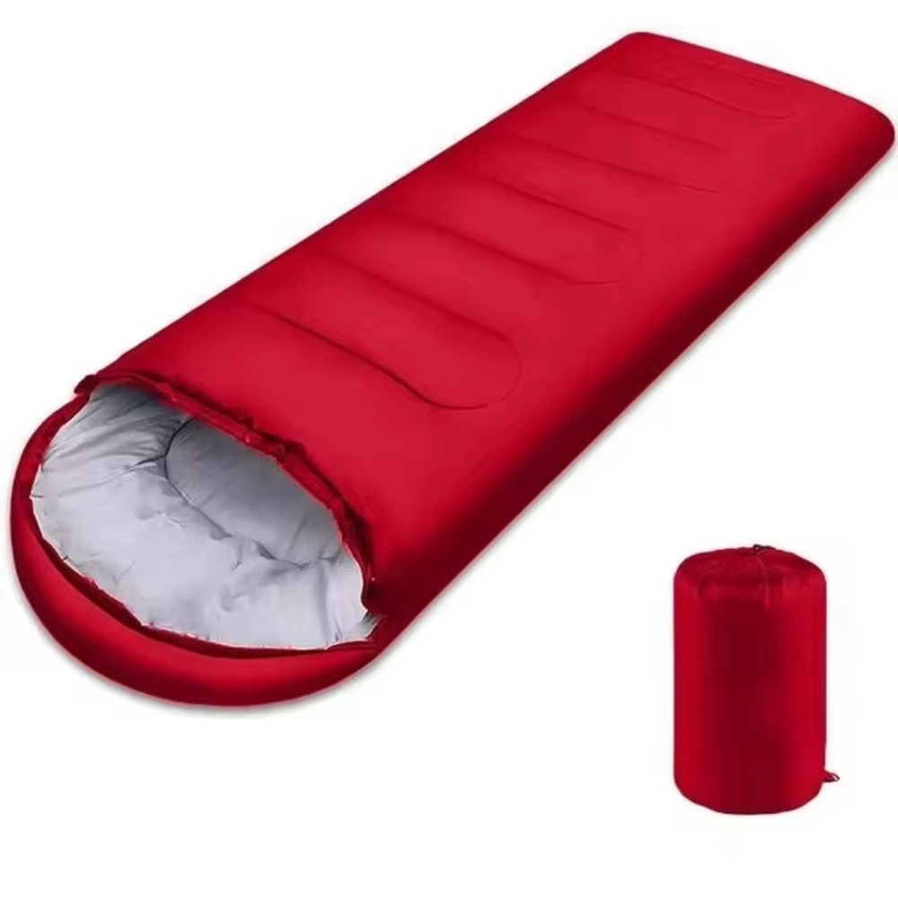 Sac de couchage de camping portable de haute qualité, enveloppe unique légère, étanche, 4 saisons, s