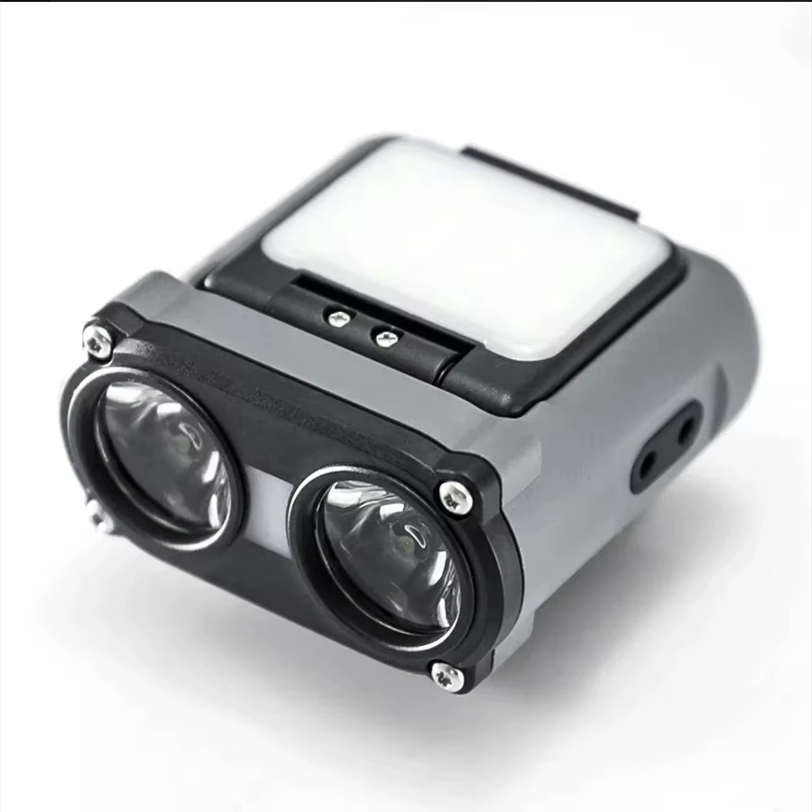 Lampe frontale Type-c Rechargeable phare Portable rotatif lumières de chasse lampe de poche LED d'ur