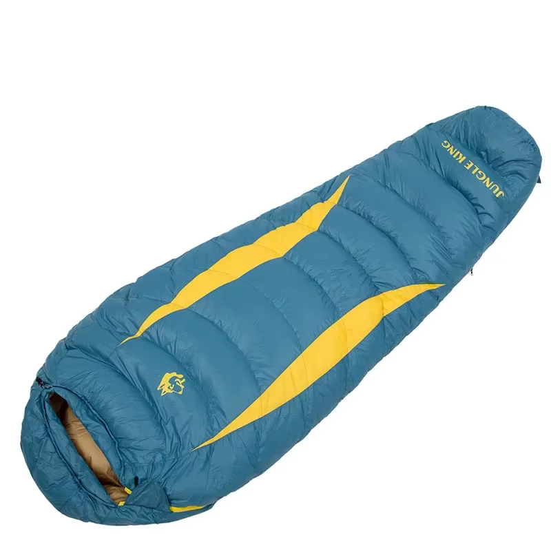 JUNGLE KING hiver vers le bas sac de couchage adulte momie Style chaud trois saisons canard vers le