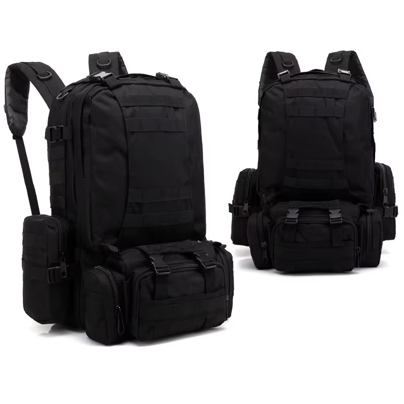 Sac à dos de sport Molle 4 en 1 pour homme, sac à dos de camping, escalade en plein air, randonnée,