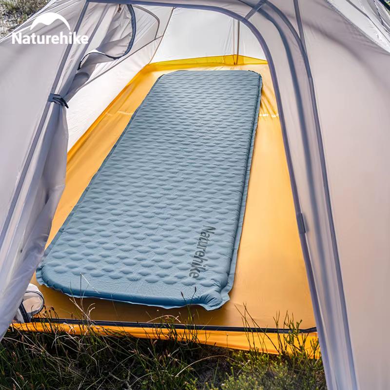 Naturerandonnée matelas pneumatique ultraléger pliant rapide auto-gonflant lit gonflable Portable ép