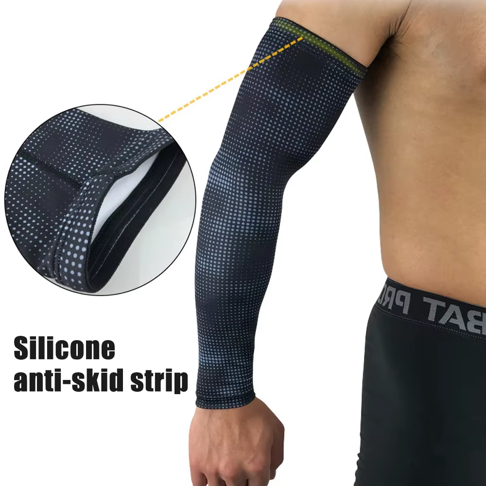 Manchons de bras de Compression pour sport, 1 pièce, refroidissement, Protection solaire, pour Baseb