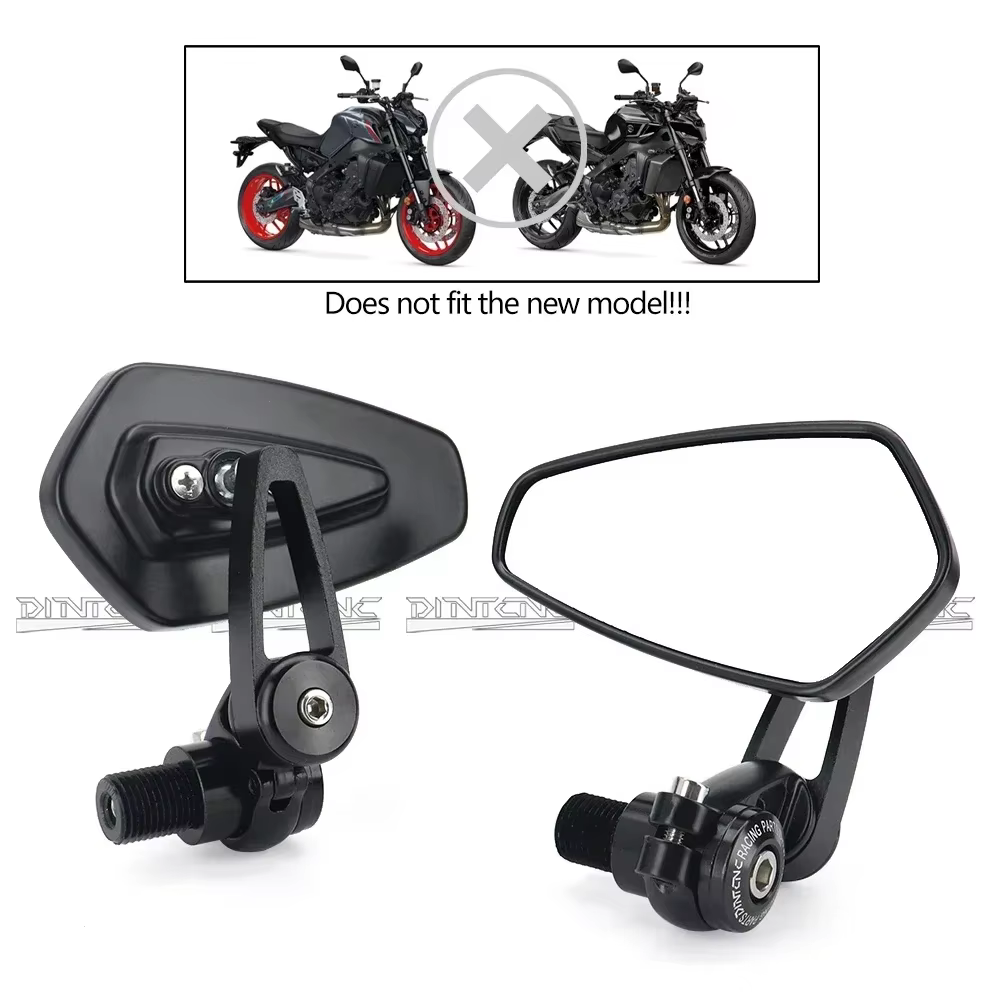 Rétroviseurs latéraux rotatifs pour guidon de moto Yamaha MT-07, MT-09, MT10, XSR700, XSR900, FZ07 (