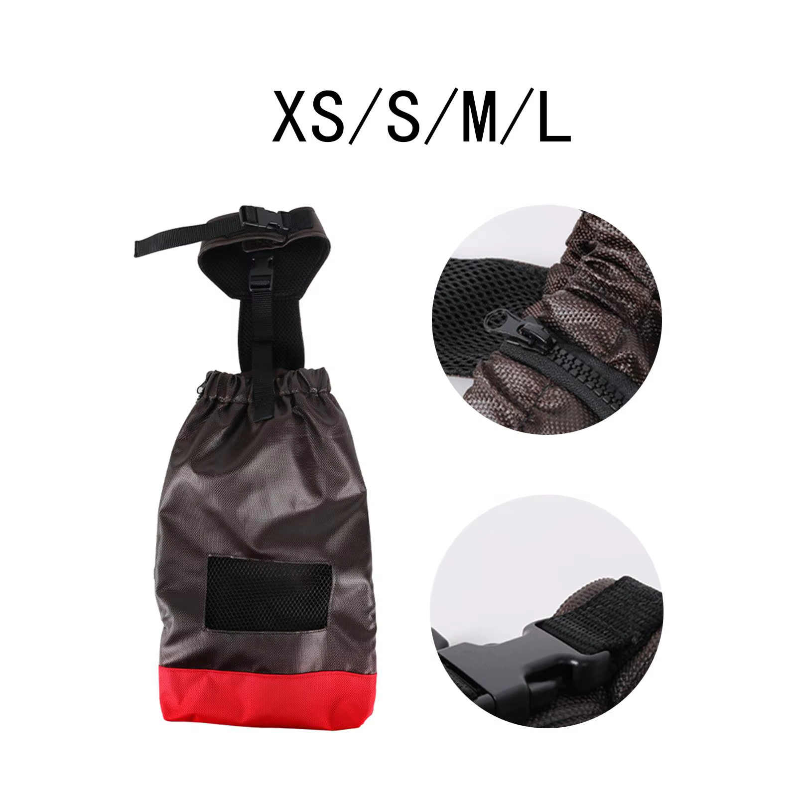 Sac de traînée pour chien, aide réglable pour chien et chat handicapé, respirant, protège la poitrin