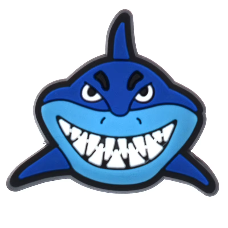 Breloques de chaussures requins, épingle pour sabots, toboggans à bulles, accessoires de décoration