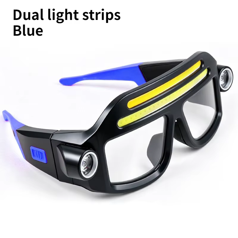 Lampe frontale LED COB rechargeable TYPE C, étanche, légère, à angle réglable, pour l'entretien et l