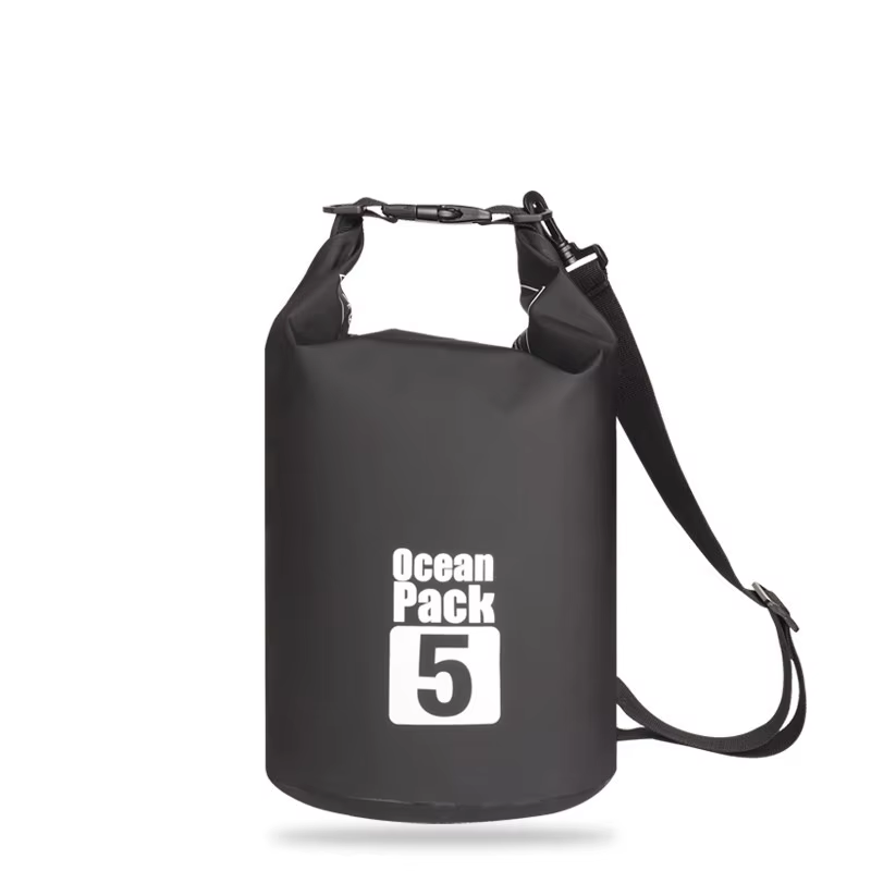 Sac de rangement étanche en PVC pour sports nautiques 5L/10L/20L/30L pour kayak, bateau, pêche, nata