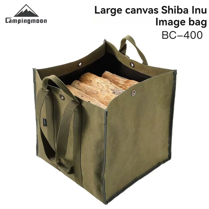 CAMPINGMOON Sac de rangement pour bois de chauffage, sac de rangement pour équipement de camping ave