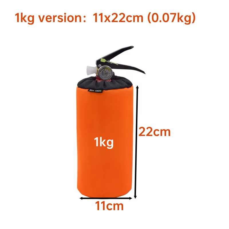 Housse de protection pour extincteur, housse de protection 1KG/2KG/3KG/4KG, sac de rangement épaissi