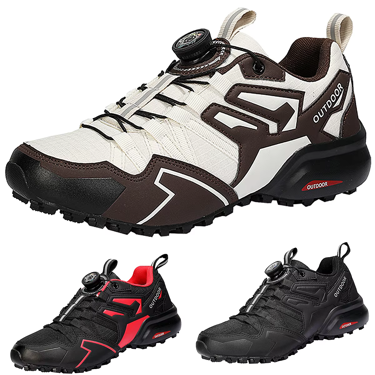 Chaussures de randonnée respirantes pour hommes, sangles de randonnée, chaussures de vélo de montagn