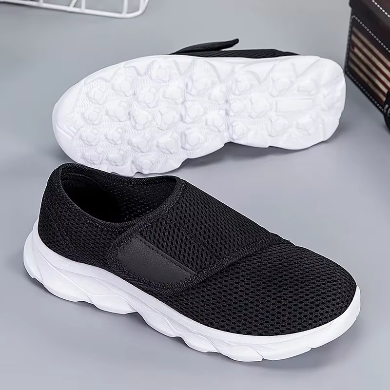 Baskets orthopédiques pour femmes, pieds larges, chaussures de marche gonflées, décontractées, régla