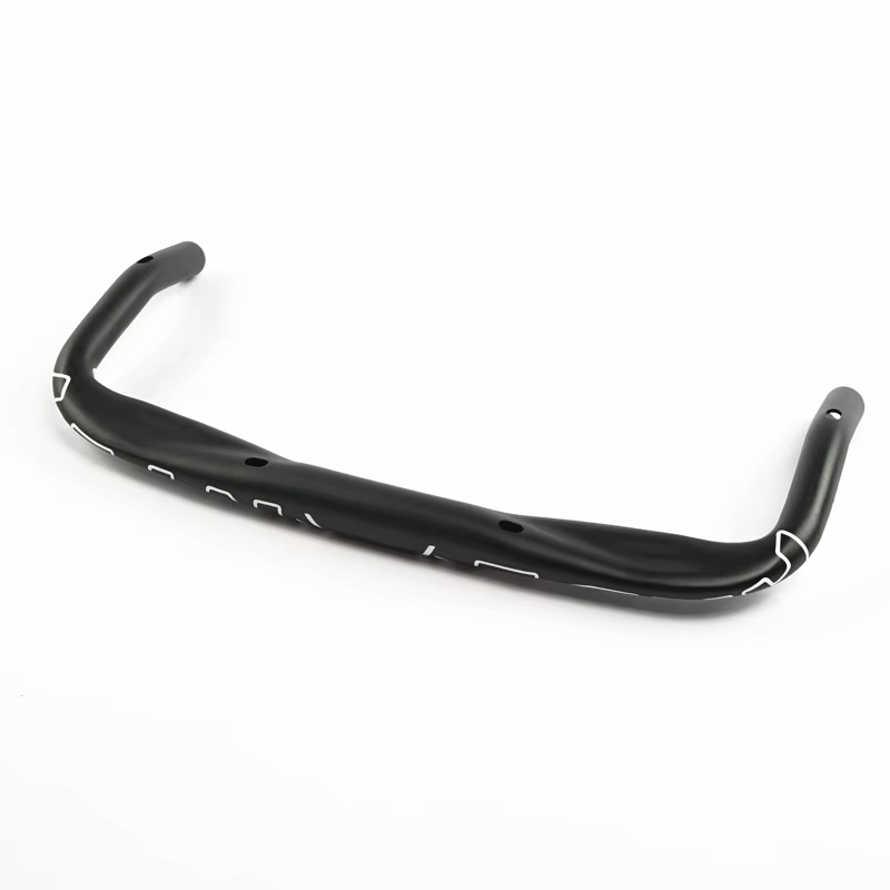 Aramment fixe engrenage course vélo de route TT guidon 31.8mm noir en alliage d'aluminium vélo Bullh