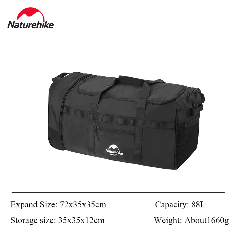 Naturehike – sac de rangement de Camping en plein air, sac de remorqueur pliable Portable, sac à poi