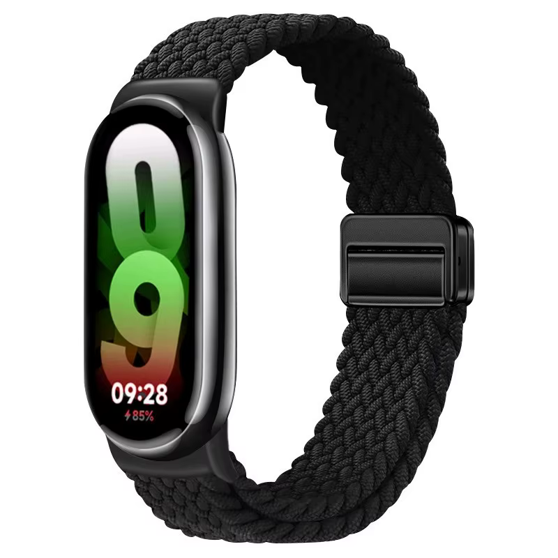 Bracelet magnétique pour Xiaomi Mi Band 10 9 8 Accessoires Bracelet en boucle tressée respirant Puls