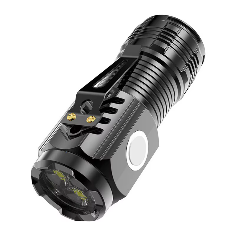 Mini Flash monstre à trois yeux, lampe de poche Super puissante, Rechargeable, Portable, éclairage e