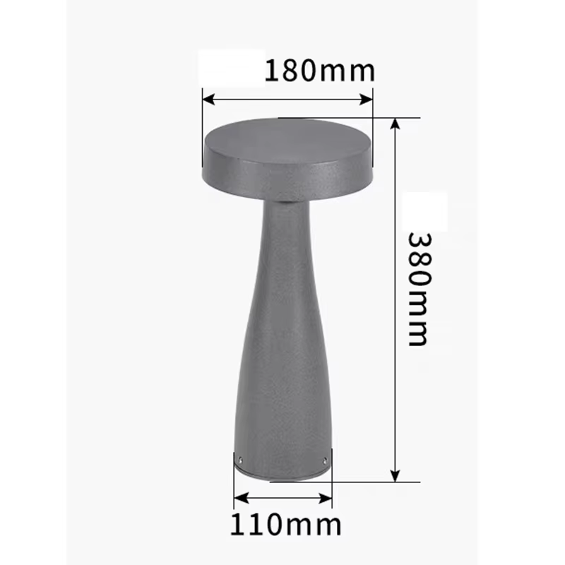 Lampe de pelouse extérieure étanche, éclairage en forme de champignon, lampe décorative pour jardin,