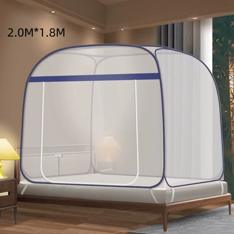 Moustiquaire Portable, tente de Camping, lit simple et Double, auvent pour adulte, filet en maille s