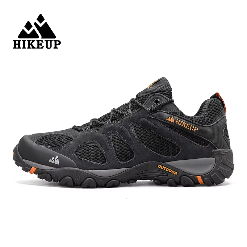 HIKEUP nouvelles chaussures de randonnée en plein air pour hommes antidérapantes résistantes à l'usu