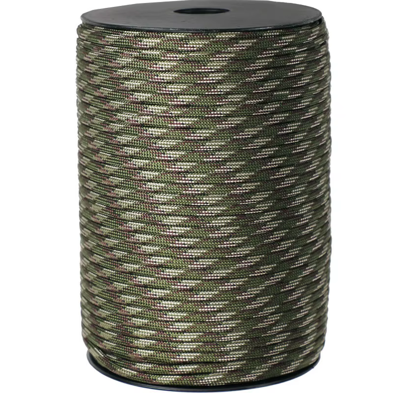 Corde paracorde à 9 cœurs, Standard militaire 100/50M 550, 4mm, cordon de Parachute extérieur, parap