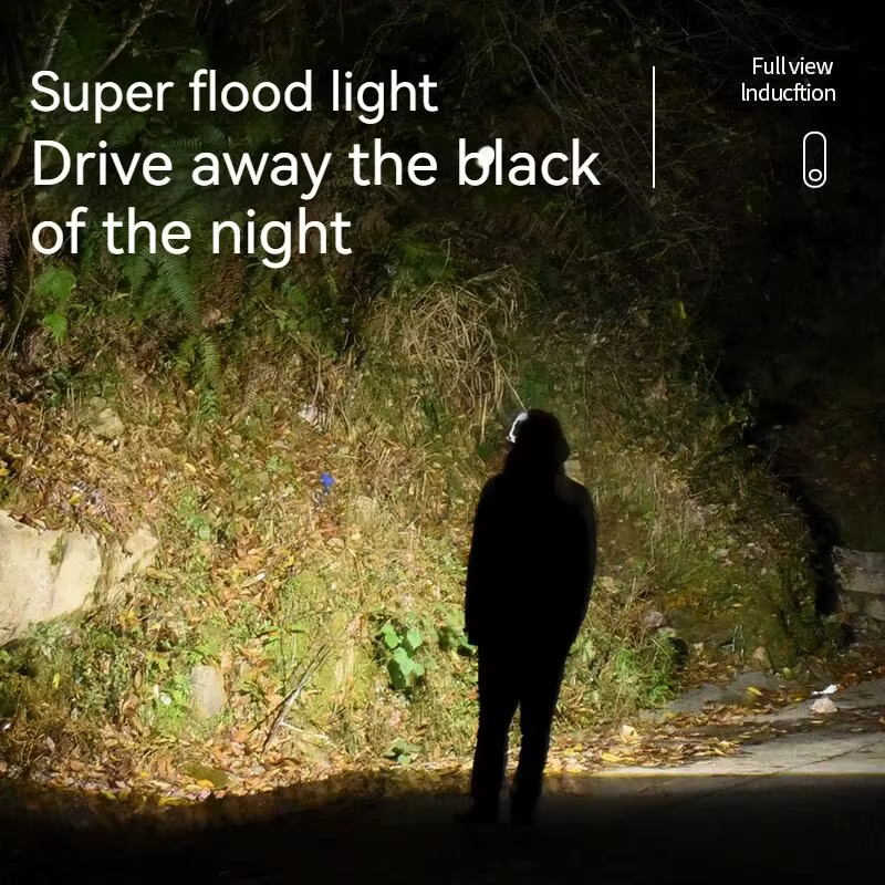 Mini Forte 5LED Phare Motion Sensor Phare En Plein Air Camping Pêche USB Rechargerable Portable lamp