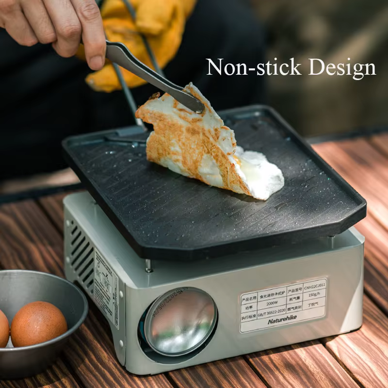 Naturehike – poêle de Camping pliante antiadhésive, poêle à frire pour pique-nique, Portable, facile