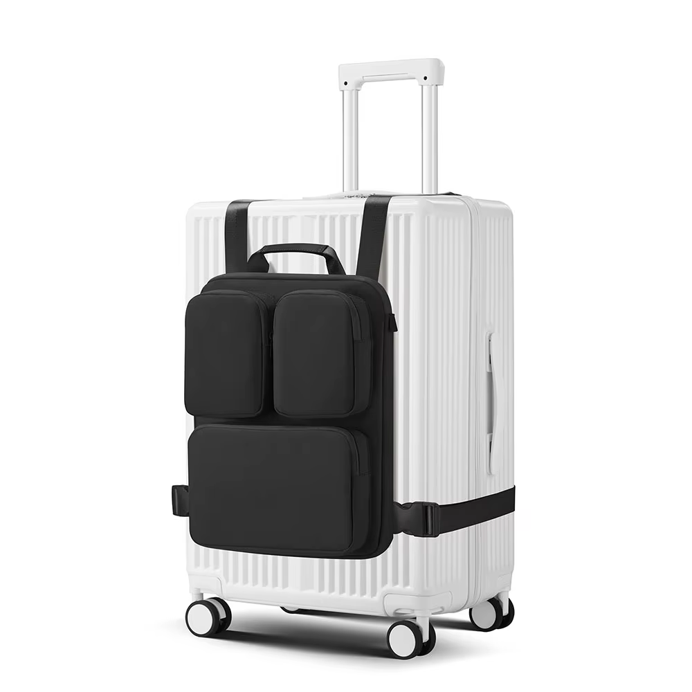 Sac de rangement externe pour bagages, sac de voyage léger pour ordinateur portable 15,6 pouces, sac