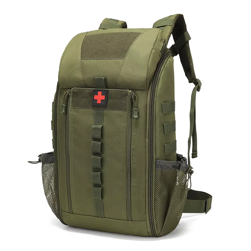 Sac à dos médical d'extérieur, trousse de premiers secours tactique, sac de rangement de grande capa